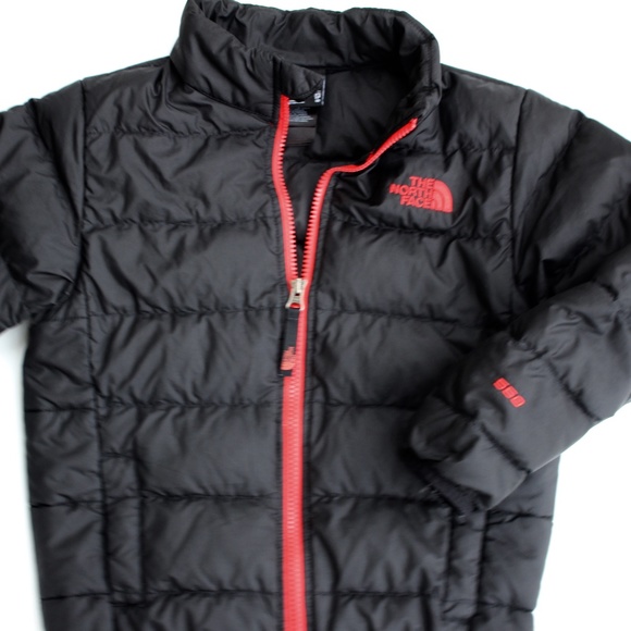 north face black puffer jacket kids